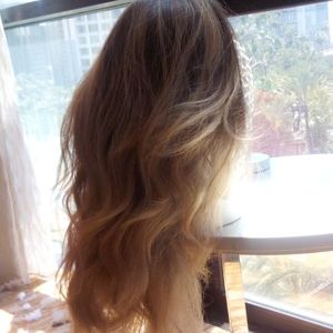 OMBRE BLOND FULL WIG